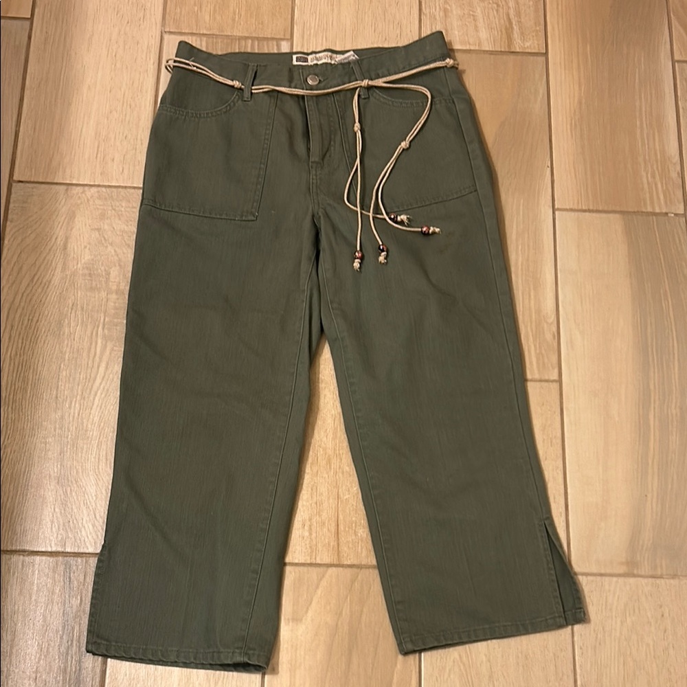 Faded Glory wide leg crop jeans size 6